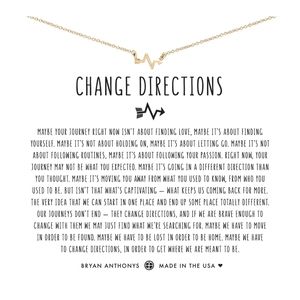 NWOT Bryan Anthony's Change Direction Necklace